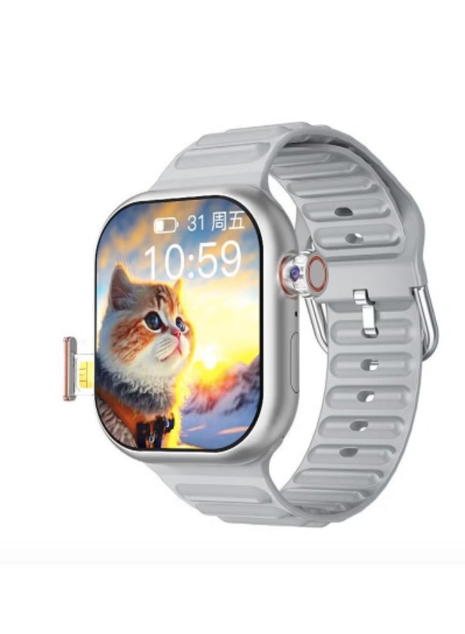 Smartbarry C95 Ultra Android Smartwatch With Sim and 6Gb Ram 64Gb Rom Rotating camera 2 set Strap - Image 2